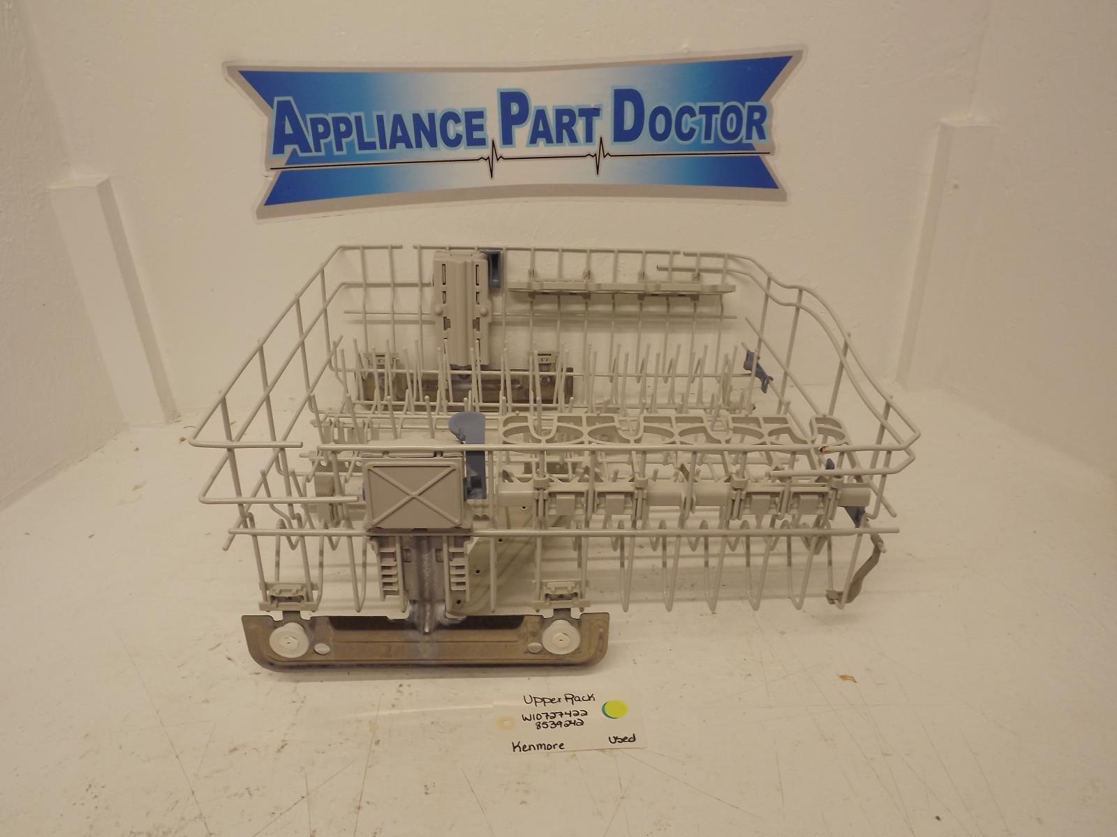 Kenmore Dishwasher W10727422 8539242 Upper Rack Used Kenmore Dishwasher W10727422 8539242 Upper Rack Used